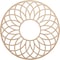 Ekena Millwork Cannes Wood Fretwork Pierced Ceiling Medallion, Alder, 24"OD x 8 1/4"ID x 1/4"T CMWP24X24X0250CNAL - alternate 1